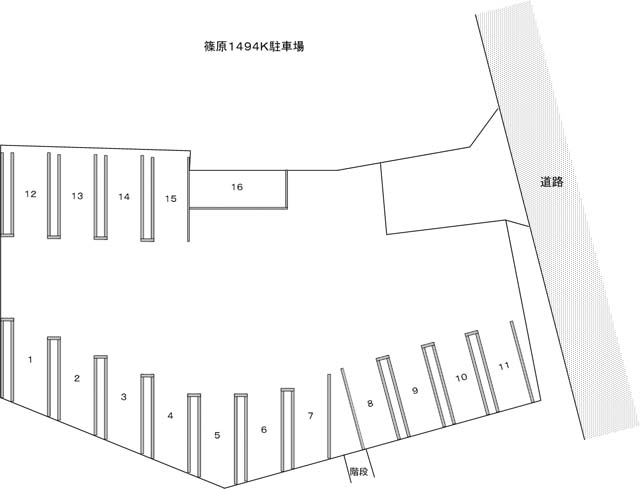 1494k月極駐車場