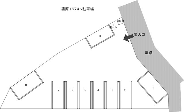 1574k月極駐車場